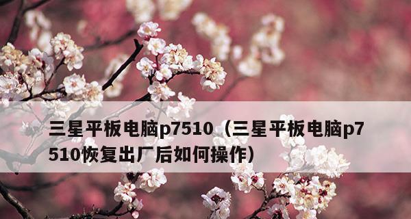 三星电脑为何变得如此缓慢（探究三星电脑运行缓慢的原因及解决方法）