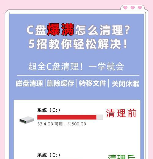 电脑只剩C盘空间怎么办？如何扩展或清理存储？